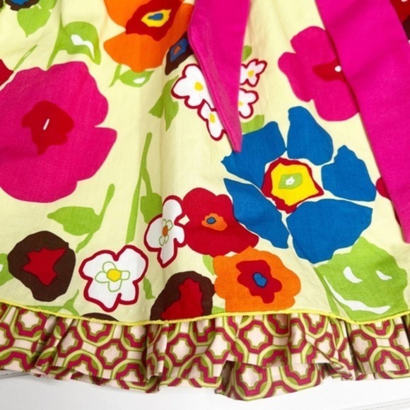 Llum Florentine Petticoat Dress Size 12 Pink Floral - Picture 3 of 9